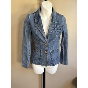 Levi Strauss Women’s Signature  Denim Jean Jacket Size XS VINTAGE